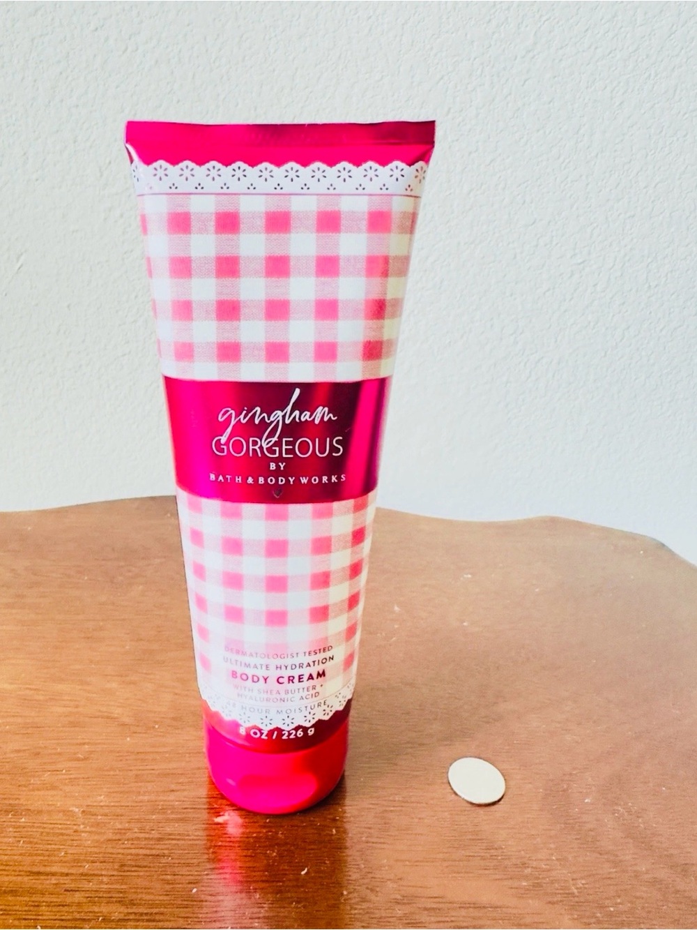 Bath & Body Works Gingham Gorgeous Pink & White Body Cream